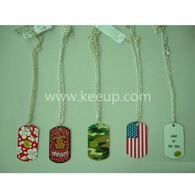 Dog tag with full color image