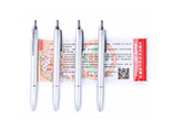 Custom sliver banner pen for promotional gifts