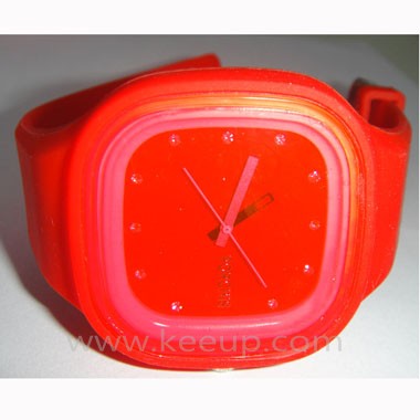 Customized Square Silicone Watch